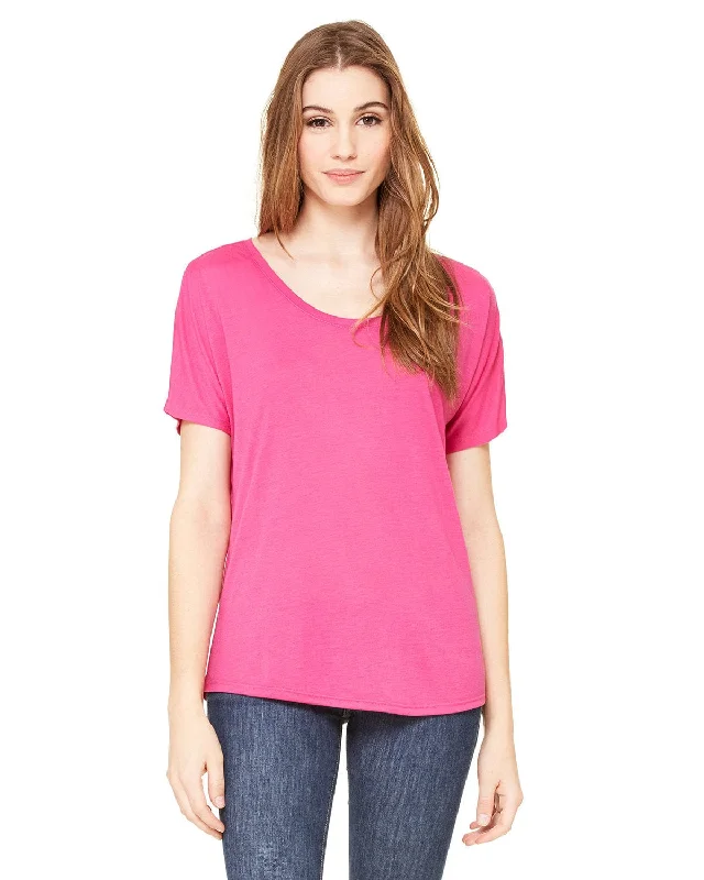 Special Price Bella+Canvas Ladies Slouchy T-Shirt | Berry