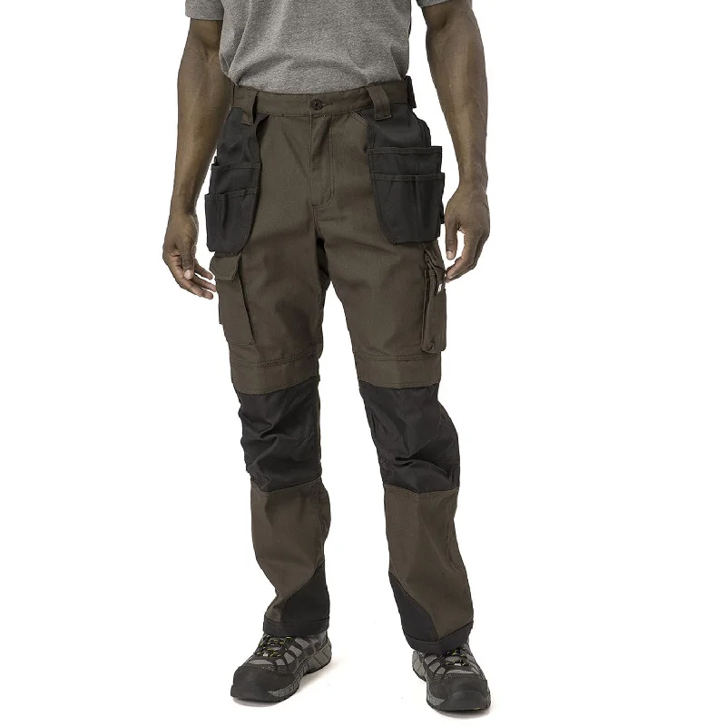 Weekend Bargains to Savor CAT Men's Trademark Work Pants_Dark Earth