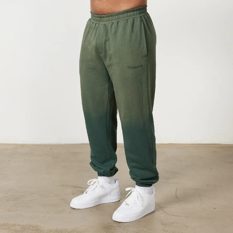 Seasonal Clearance Vanquish Sun-faded Green Oversized Sweatpants