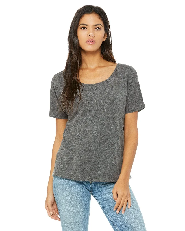 Quick Sale Bella+Canvas Ladies Slouchy T-Shirt | Dp Hthr Speckled