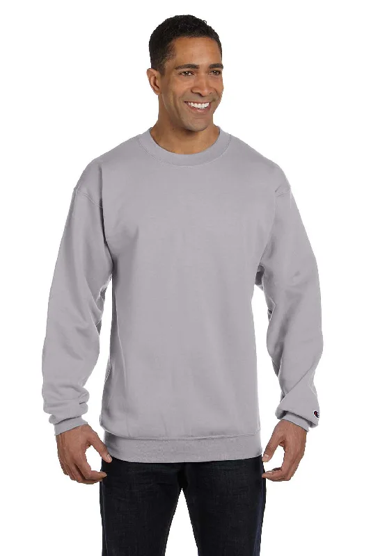 Weekend Savings Extravaganza Champion Mens Double Dry Eco Moisture Wicking Fleece Crewneck Sweatshirt - Light Steel Grey Weekend Savings Extravaganza Champion Mens Double Dry Eco Moisture Wicking Fleece Crewneck Sweatshirt - Light Steel Grey