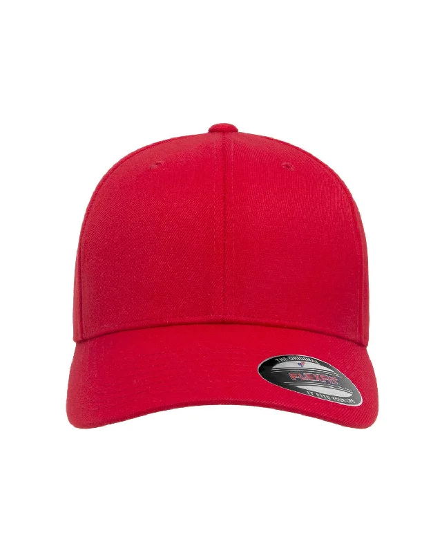 Price Drop Flexfit Adult Wool Blend Cap | Red