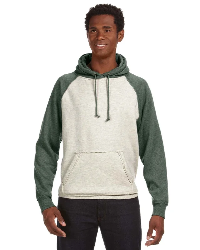 Epic Deals J America Adult Vintage Heather Pullover Hooded Sweatshirt | Oatml Hthr/ Army Epic Deals J America Adult Vintage Heather Pullover Hooded Sweatshirt | Oatml Hthr/ Army