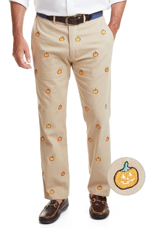Crazy Deals Harbor Pant Khaki with Jack O'Lantern