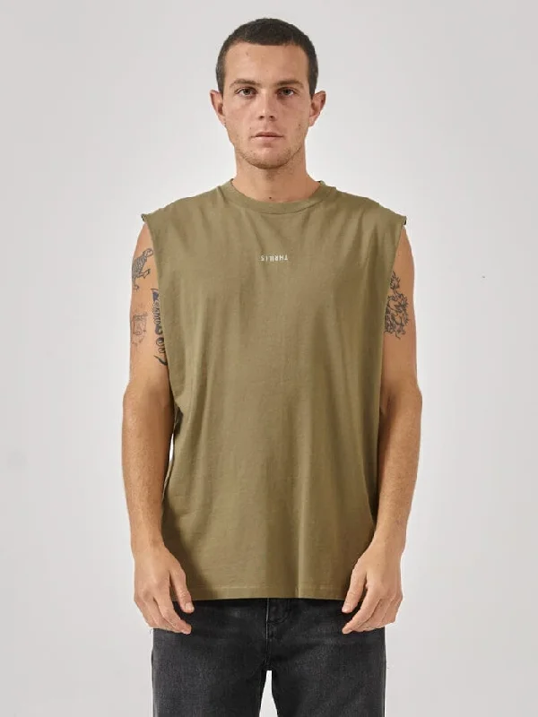 Weekend Discounts to Grab Minimal Thrills Merch Fit Muscle Tee - Aloe