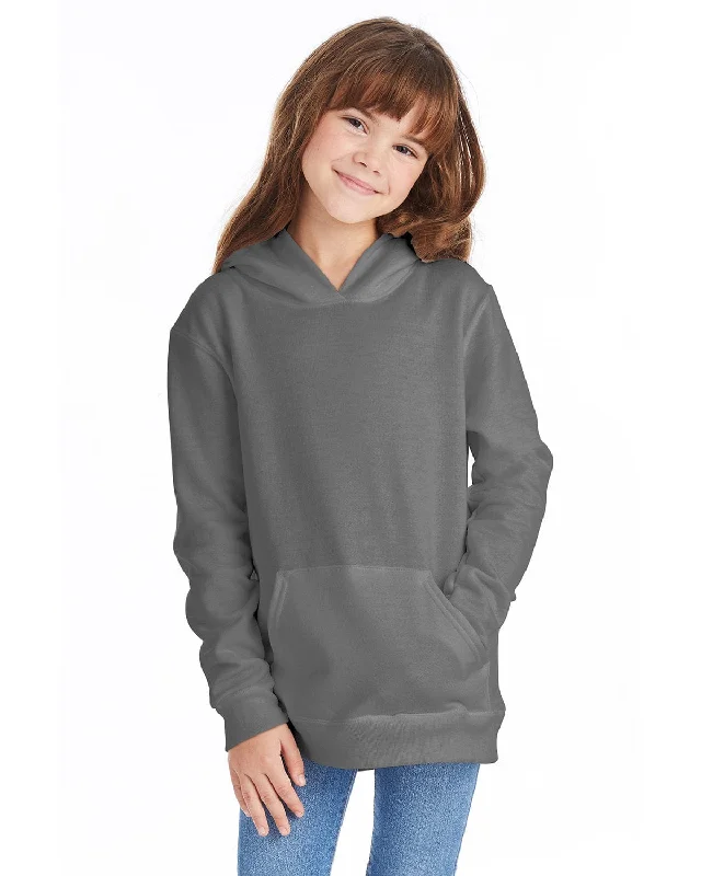 Members Only Hanes Youth Hooded Sweatshirt | Smoke Gray