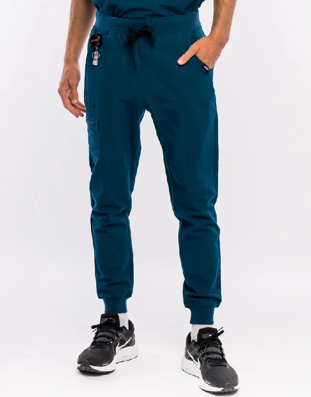 Exclusive Deal Essential Jogger Scrub Pants - Gibraltar Blue