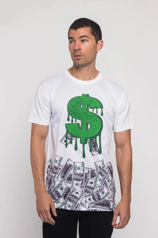 Blowout Deals Chenille Dollar Sign T-Shirt