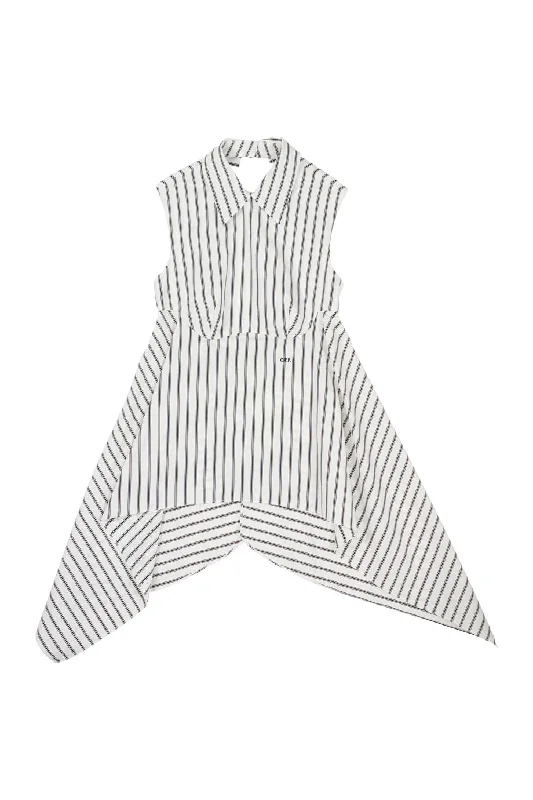 Year-End Sale [WW30938] Off-White | Sleeveless Top