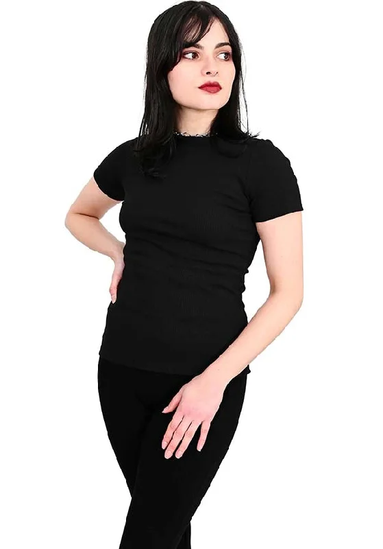 Midnight Madness Signature Ribbed | SHORT SLEEVE TOP*
