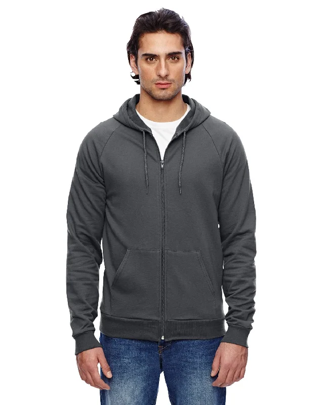 Half Price American Apparel Unisex California Fleece Zip Hoodie | Asphalt