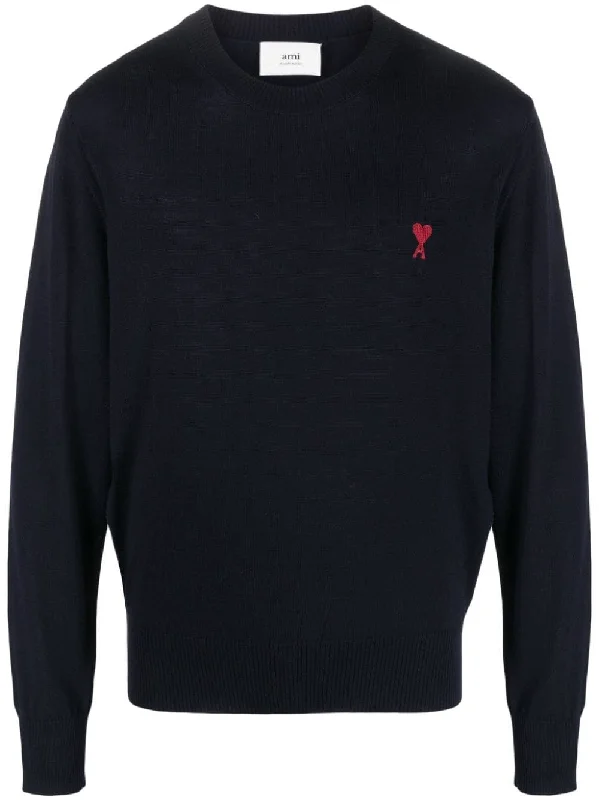 Early Bird Discount Ami De Coeur Motif-Embroidered Jumper