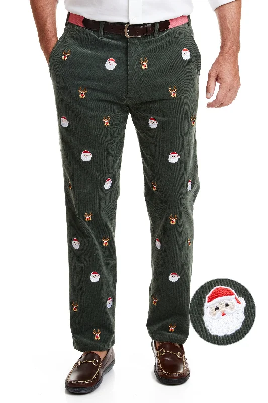 Limited Quantity Beachcomber Corduroy Pant Olive with Christmas Night