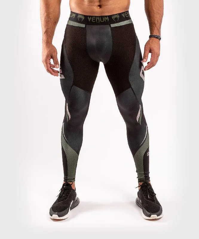 New Deal Venum ONE FC Impact Compresssion Tights - Black/Khaki