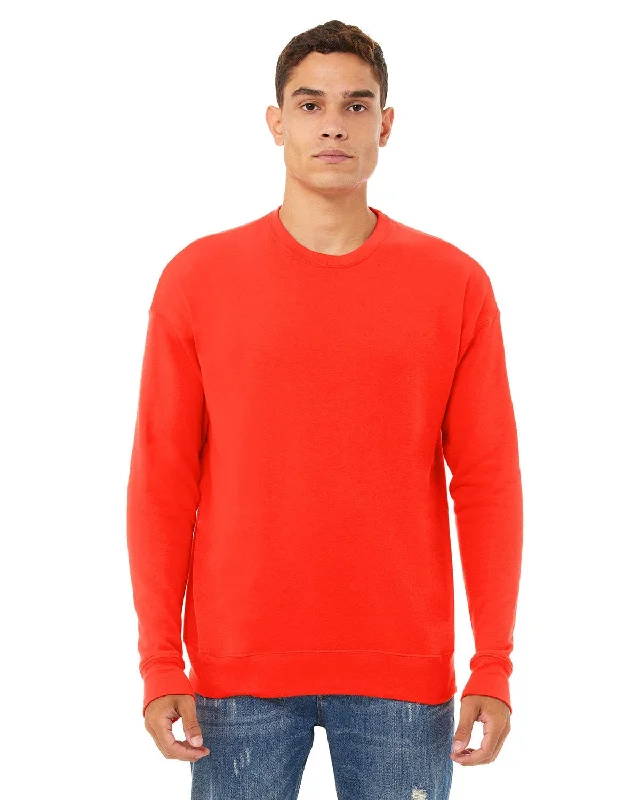 Don't Wait Bella+Canvas Unisex Drop Shoulder Fleece Crewneck Sweatshirt | Poppy