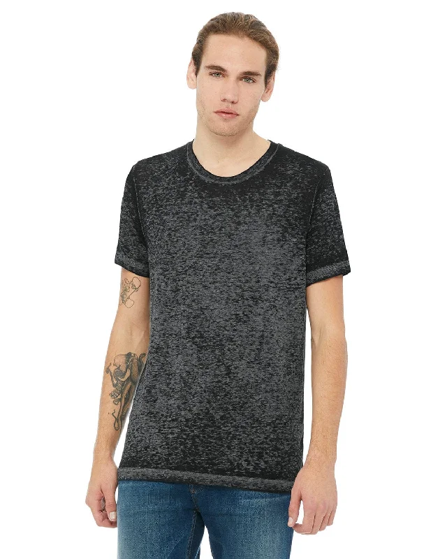 Weekend Offers That Sizzle Bella+Canvas Mens Poly-Cotton Short Sleeve T-Shirt | Black Acid Wash Weekend Offers That Sizzle Bella+Canvas Mens Poly-Cotton Short Sleeve T-Shirt | Black Acid Wash