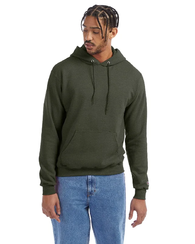 Special Promotion Champion EcoSmart Hooded Sweatshirt | Dark Green Hthr