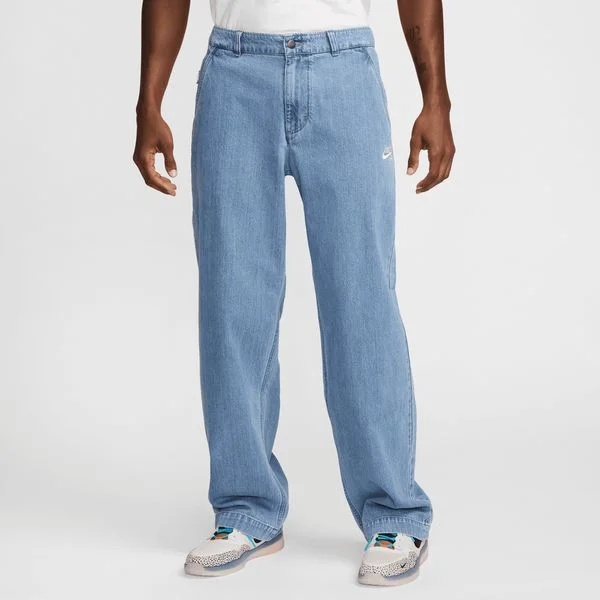 Big Deal Nike SB El Jeano Cordura Denim Skate Pants Ashen Slate - White
