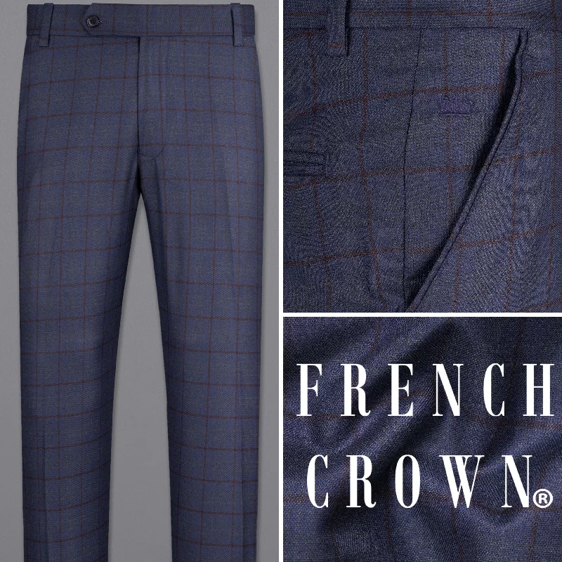 Get It Before It’s Gone River Bed Blue Windowpane Pant