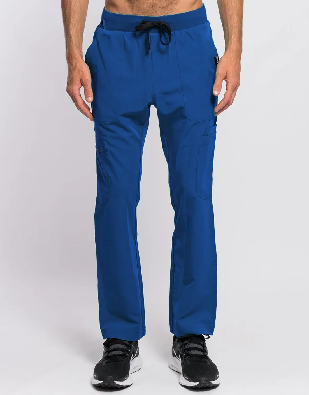 Online Exclusive Essential Multi-Pocket Scrub Pants - Royal Blue