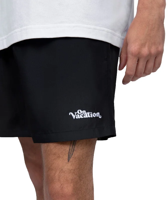 Seasonal Clearance Swim Shorts Monochrome - Black