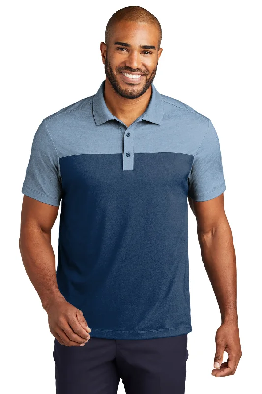 Weekend Bargains to Savor Port Authority Mens Fine Pique Blocked Moisture Wicking Short Sleeve Polo Shirt - Heather Aegean Blue Weekend Bargains to Savor Port Authority Mens Fine Pique Blocked Moisture Wicking Short Sleeve Polo Shirt - Heather Aegean Blue