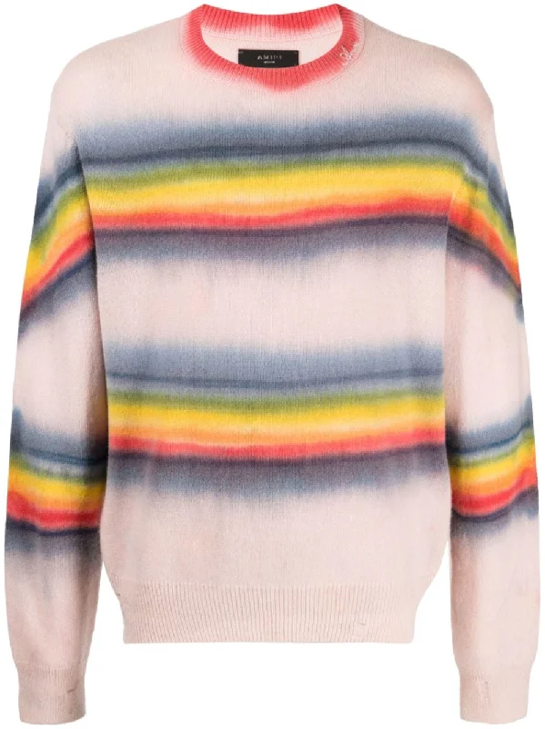 Top Pick Rainbow Tie-Dye Crew-Neck Sweatshirt