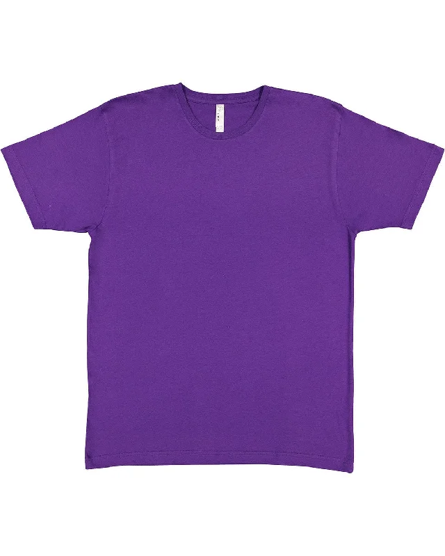 Best Bargains LAT Youth Fine Jersey T-Shirt | Pro Purple