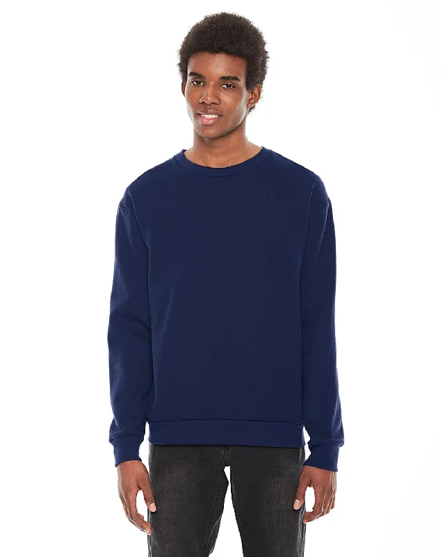 Mega Sale American Apparel Unisex Flex Fleece Drop Shoulder Pullover Crewneck | Navy