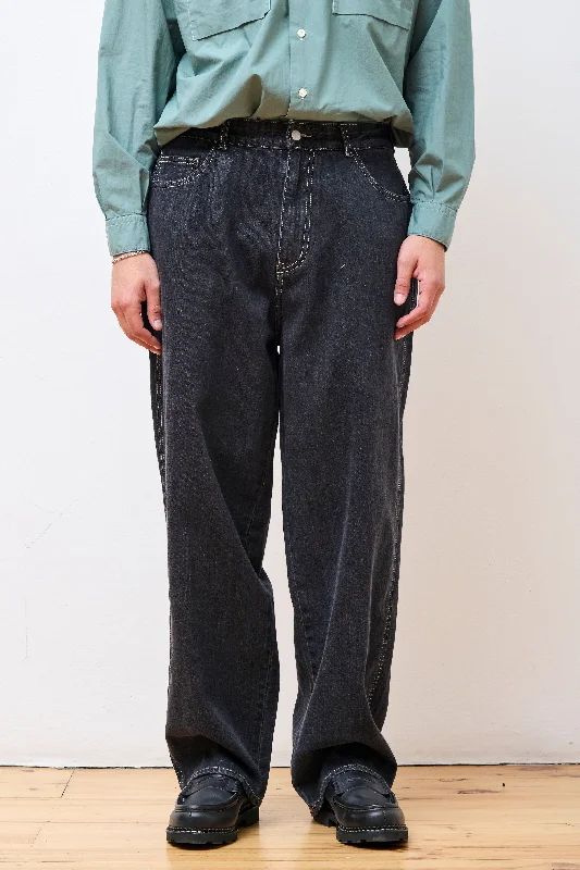Weekend Discounts to Enjoy Creator Denim Pants Washed Black