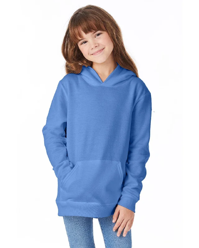 Price Drop Hanes Youth Hooded Sweatshirt | Carolina Blue