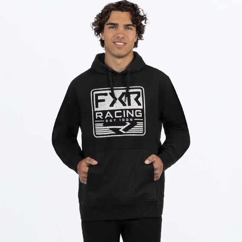 Price Slash Emblem Cotton Pullover Hoodie