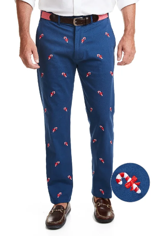 Online Exclusive Harbor Pant Nantucket Navy with Candy Cane