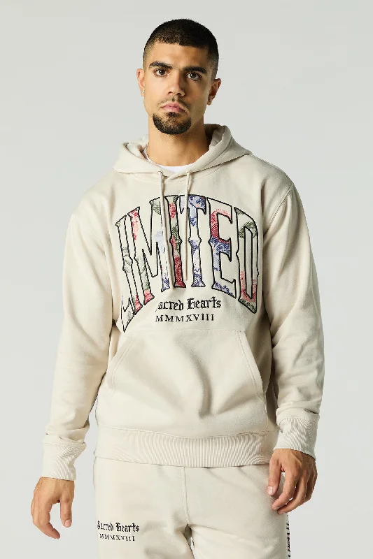 Price Cut Limited Twill Embroidered Fleece Hoodie