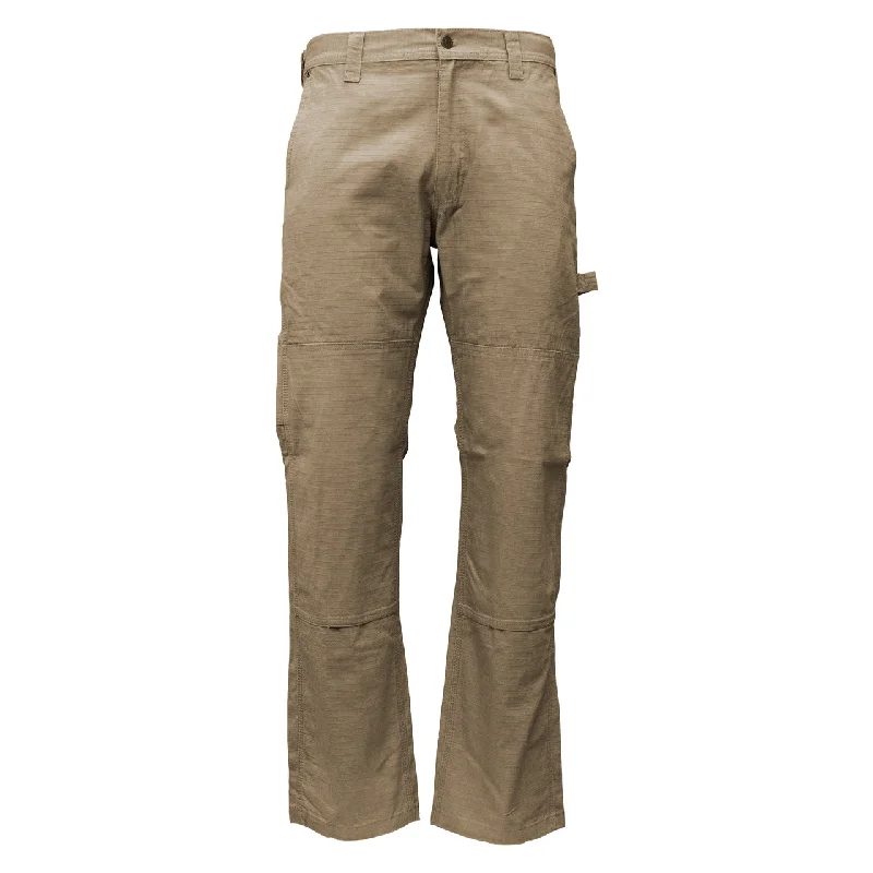 Weekend Specials to Indulge In KEY Men's Rip Stop Double-Front Dungaree_Khaki