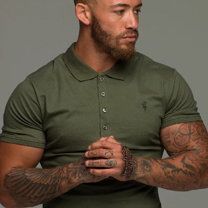 Lowest Price Father Sons Classic Khaki Polo Shirt - FSH043