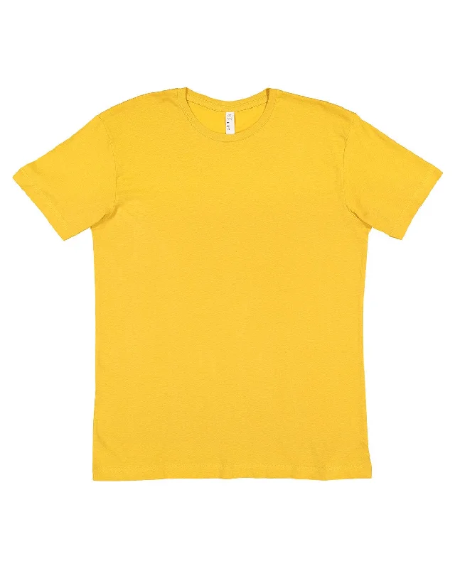 Pay Less LAT Youth Fine Jersey T-Shirt | Mustard