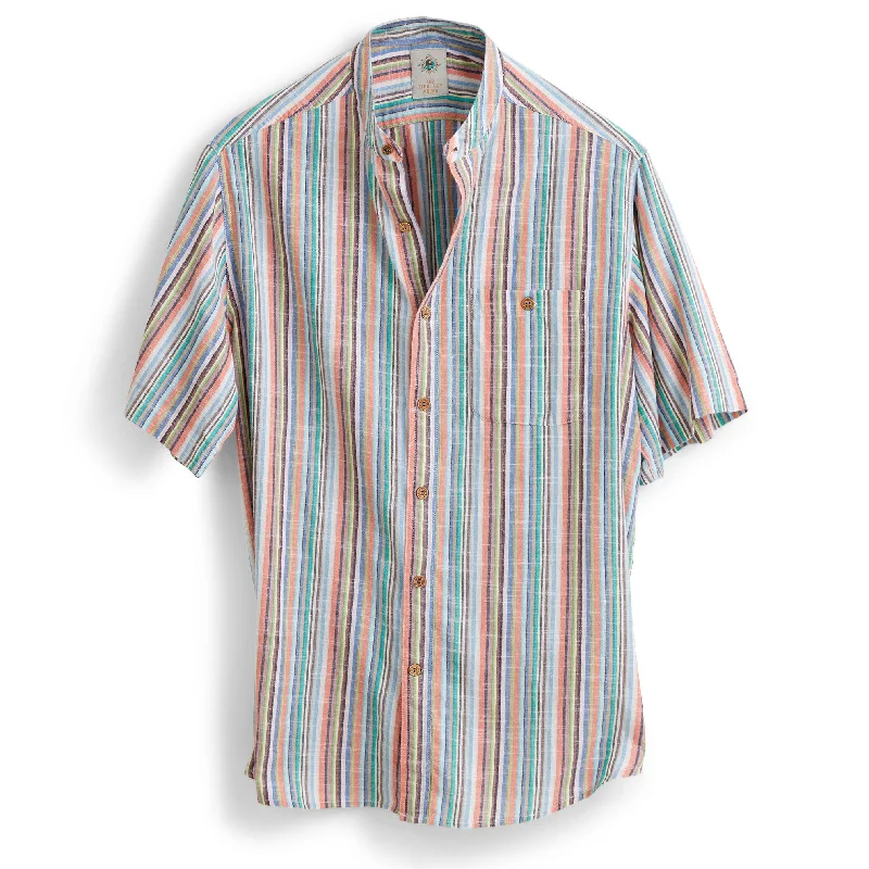 Act Fast Moorea Multi-Stripe Shirt