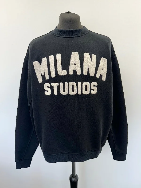 Weekend Discounts You Deserve Black Teddy Heavyweight Sweatshirt.