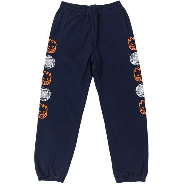 Year-End Clearance Spitfire Bighead Swirl Combo Sweatpants Navy