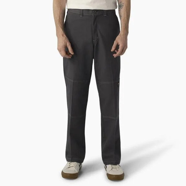 Super Sale Dickies Skateboarding Double Knee Pants Regular Fit Charcoal