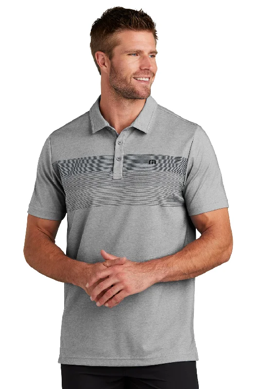 Weekend Steals Await TravisMathew Mens Coastal Wrinkle Resistant Short Sleeve Polo Shirt - Heather Quiet Shade Grey Weekend Steals Await TravisMathew Mens Coastal Wrinkle Resistant Short Sleeve Polo Shirt - Heather Quiet Shade Grey