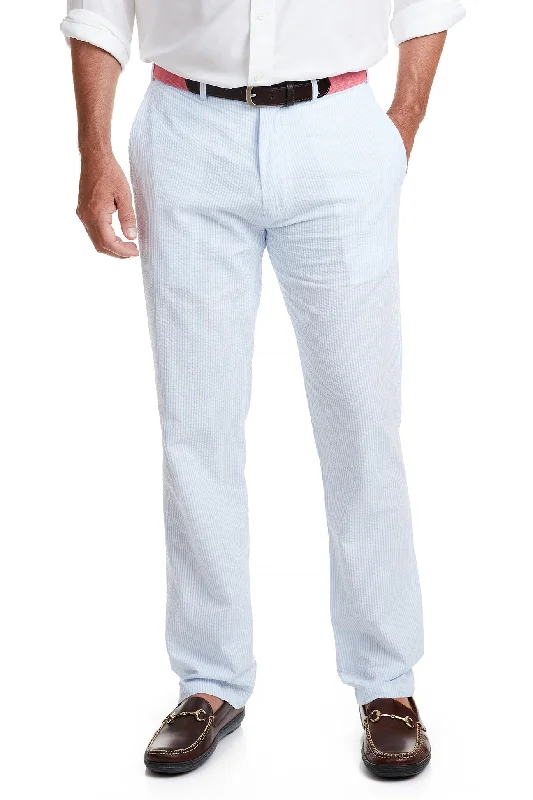 Lowest Price Harbor Pant Blue Seersucker