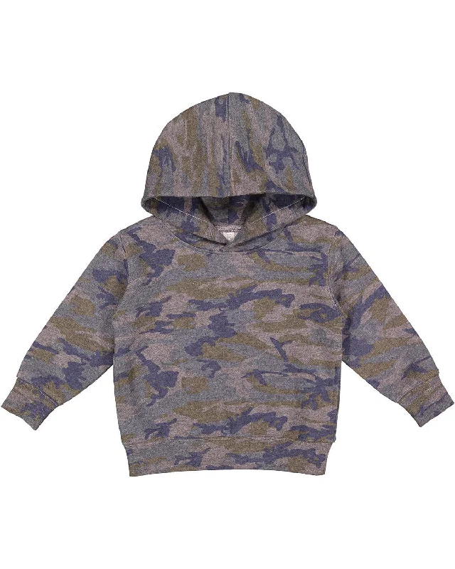 Hurry In Rabbit Skins Toddler Hooded Sweatshirt | Vintage Camo