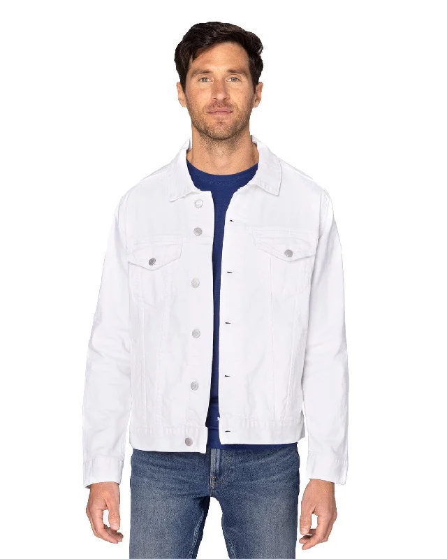 Overstock Threadfast Apparel Unisex Denim Jacket | Off White Denim
