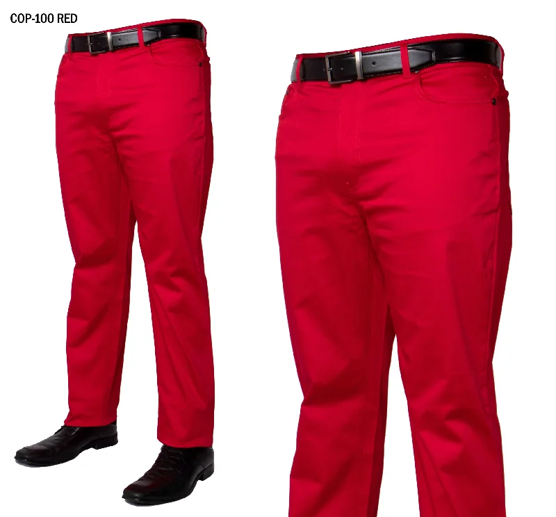 Sale Alert Prestige CP-100 Men's Stretch Jeans - Red