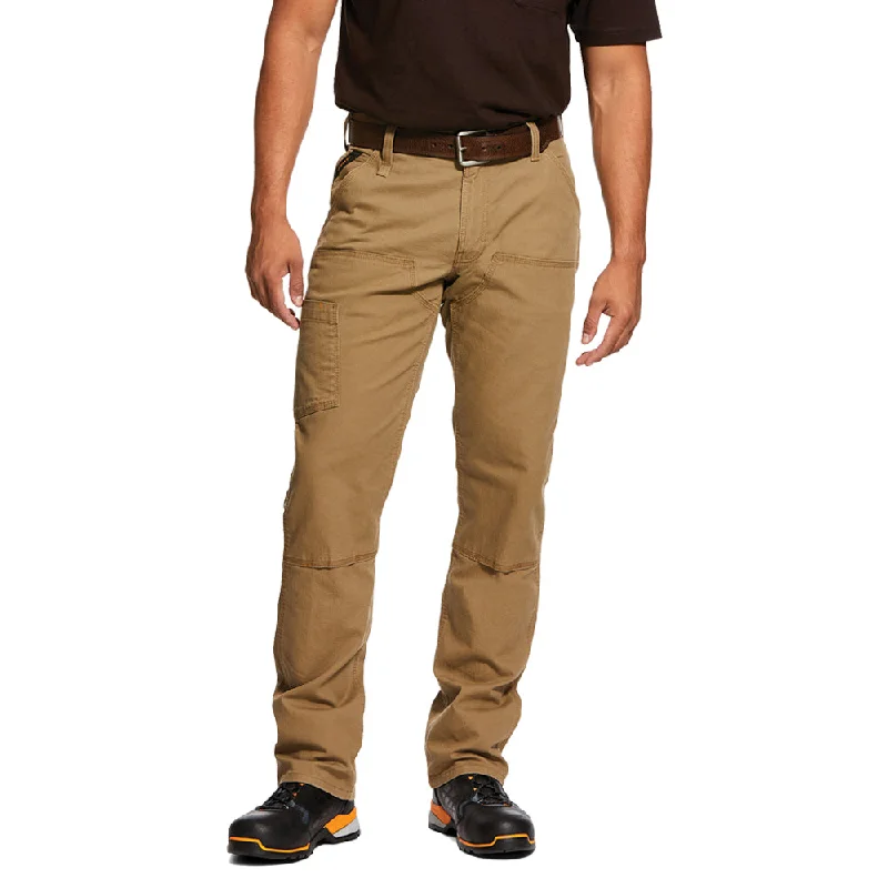 Doorbuster Deal Ariat Men's Rebar M4 DuraStretch Made Tough Double-Front Straight Leg Pant