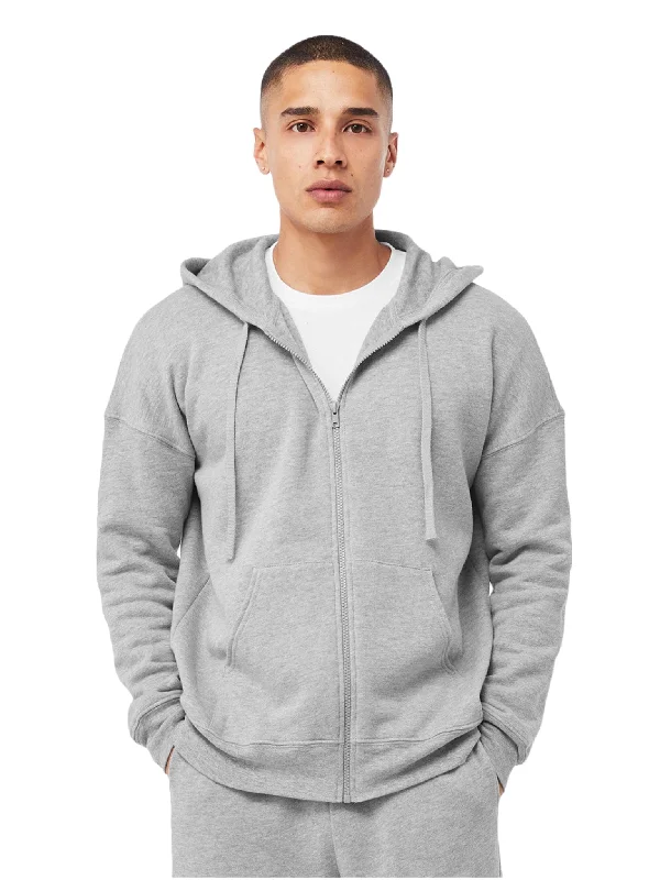 Super Deal Bella+Canvas Unisex Sponge Fleece DTM Full-Zip Hooded Sweatshirt