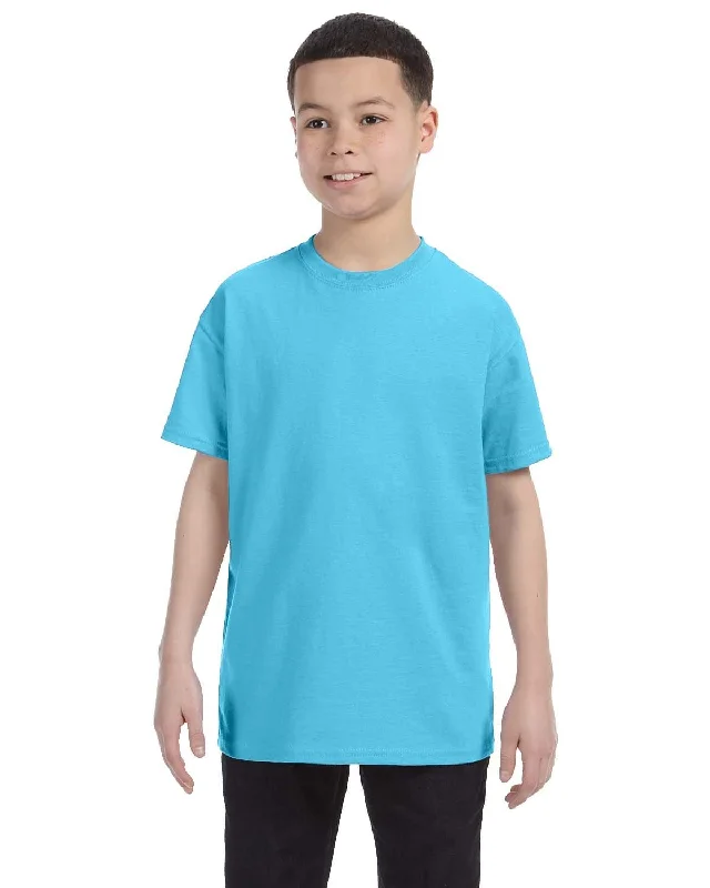 Major Savings Hanes Youth Authentic-T T-Shirt | Blue Horizon