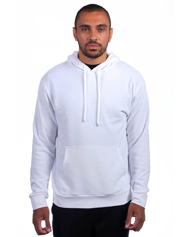 Midnight Madness Next Level Apparel Adult Sueded French Terry Pullover Sweatshirt | White